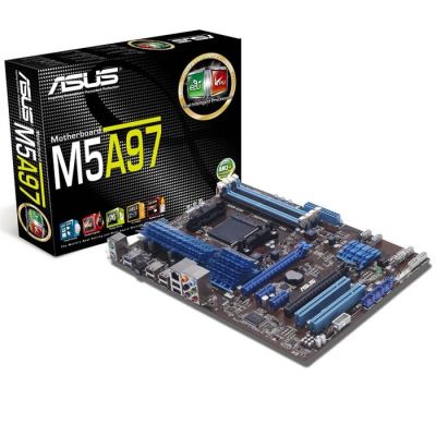 Лот: 6472308. Фото: 1. Материнская плата Asus M5A97. Материнские платы