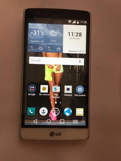 Лот: 8956683. Фото: 1. lg g3 s d724 white 8gb. Смартфоны