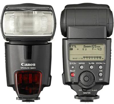 Лот: 3046204. Фото: 1. фотовспышка Canon Speedlite 580EX... Вспышки, осветители, рассеиватели