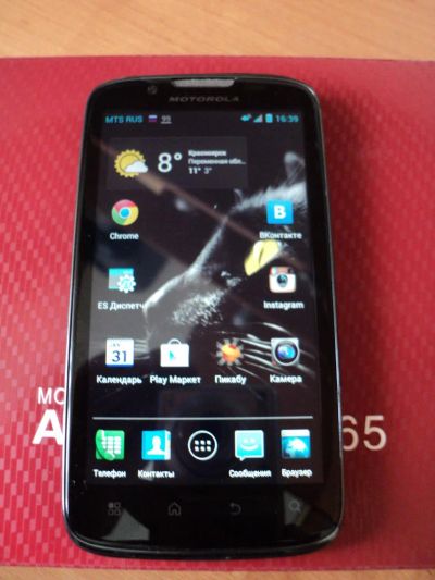 Лот: 4443029. Фото: 1. Motorola Atrix 2 Black, Android... Смартфоны