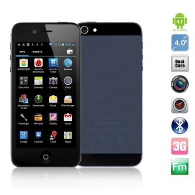 Лот: 5103416. Фото: 1. Копия iPhone 5 black (star w005... Смартфоны