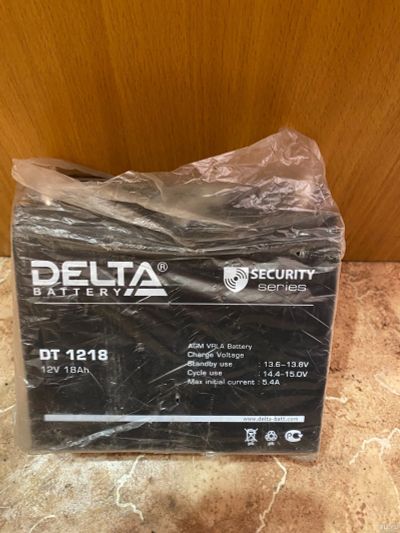 Лот: 18556943. Фото: 1. Аккумулятор Delta battery Security... Аккумуляторы
