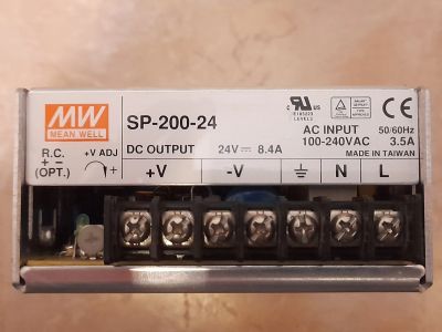 Лот: 24574925. Фото: 1. Блок питания SP-200-24 (24V 8... Зарядные устройства, блоки питания для бытовой техники