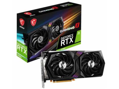 Лот: 18811399. Фото: 1. MSI RTX 3060 Gaming X 12GB LHR... Видеокарты