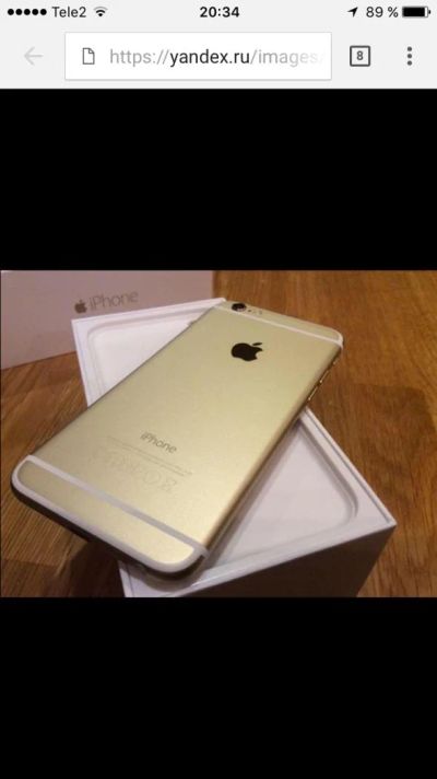 Лот: 8217013. Фото: 1. iPhone 6 gold 128gb. Смартфоны