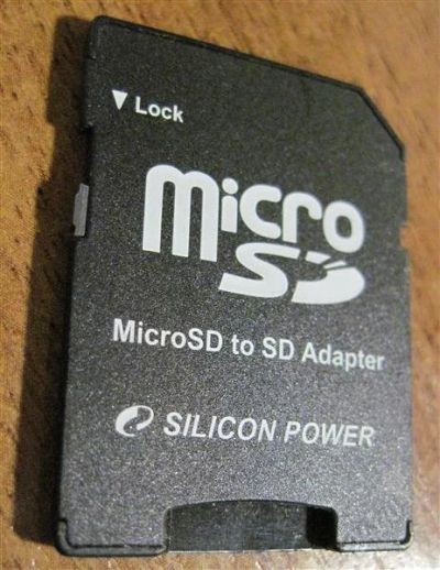 Лот: 1805997. Фото: 1. Адаптер с MicroSD на SD. Карты памяти