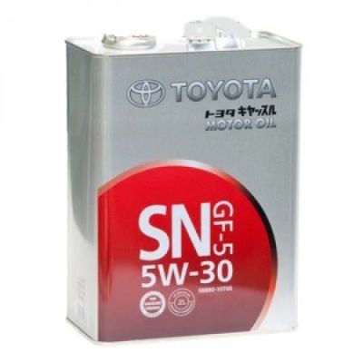 Лот: 14492878. Фото: 1. Toyota SAE 5W30 SN, 4L (масло... Масла, жидкости