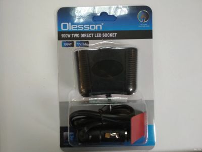Лот: 14466195. Фото: 1. Разветвитель прикуривателя Olesson... Электроприборы для автомобиля