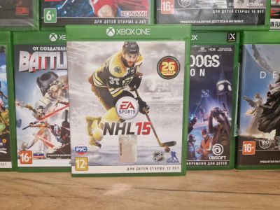 Лот: 25851367. Фото: 1. Игра NHL 15 (XBOX ONE) Русская... Игровые приставки, консоли