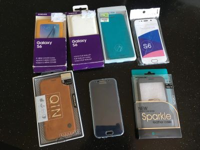 Лот: 11634488. Фото: 1. Galaxy S6 идеальное состояние... Смартфоны