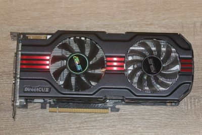 Лот: 15839947. Фото: 1. Видеокарта Asus GTX560Ti/1Gb. Видеокарты