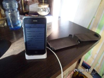 Лот: 2036399. Фото: 1. iphone 3gs 32gb + чехол + док... Смартфоны