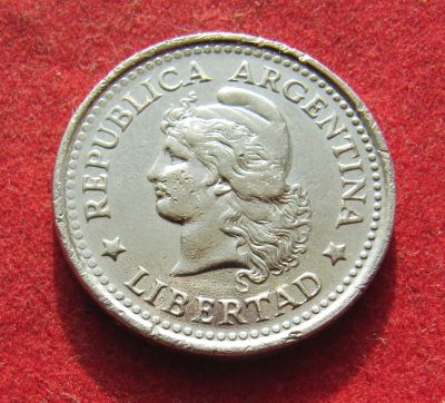 Лот: 19982327. Фото: 1. Аргентина 20 сентаво, 1960 г. Америка