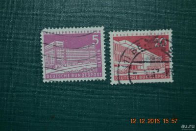 Лот: 9053894. Фото: 1. Марки Западный Берлин 1956-1957гг... Марки