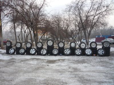 Лот: 4791973. Фото: 1. Автошины и диски из Японии с мин... Шины на дисках