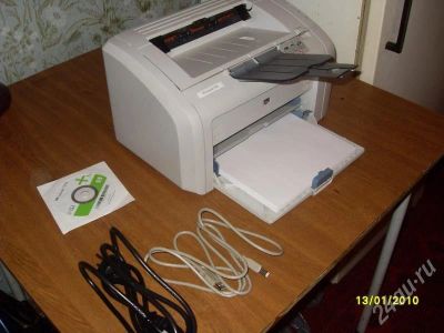 Лот: 207582. Фото: 1. Лазерный принтер HP laserJet 1018. Лазерные принтеры