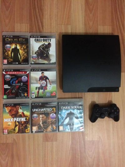 Лот: 8289934. Фото: 1. PS3 SLIM 320GB. Игровые приставки, консоли
