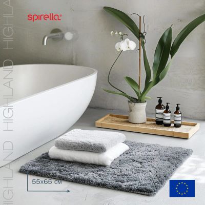 Лот: 24943542. Фото: 1. Коврик для ванной 55x65см Spirella... Аксессуары для ванной