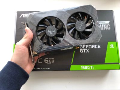 Лот: 18953860. Фото: 1. Видеокарта gtx 1660 ti. Видеокарты