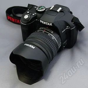 Лот: 1493521. Фото: 1. Pentax K-m (K2000) kit 18-55. Цифровые зеркальные