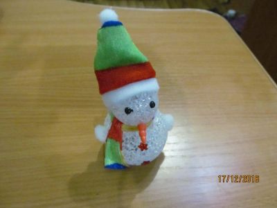 Лот: 8742771. Фото: 1. Снеговик разноцветный :) Светодиодный... Подарки на Новый год