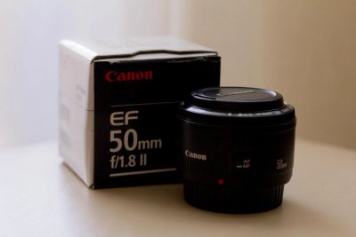 Лот: 4335573. Фото: 1. Canon EF 50mm f/1.8 ll. Объективы