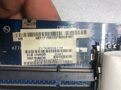 Лот: 17228865. Фото: 1. Материнская плата ноутбук acer... Ноутбуки