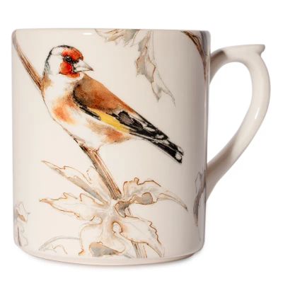 Лот: 24941108. Фото: 1. Кружка Gien Oiseaux Foret Щегол. Кружки, стаканы, бокалы