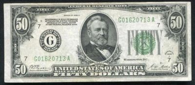 Лот: 16921273. Фото: 1. 50 долларов США 1928 г. Америка