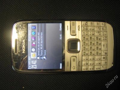 Лот: 1260209. Фото: 1. Nokia E72 White navi. Смартфоны