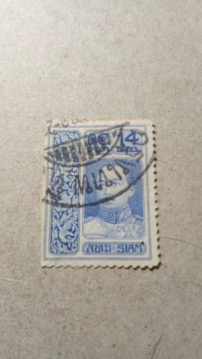 Лот: 24588988. Фото: 1. почтовая Марка тайланд 1917 года. Марки