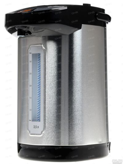Лот: 17590040. Фото: 1. Термопот DEXP THP-3500 серебристый. Чайники, кофемашины, кулеры