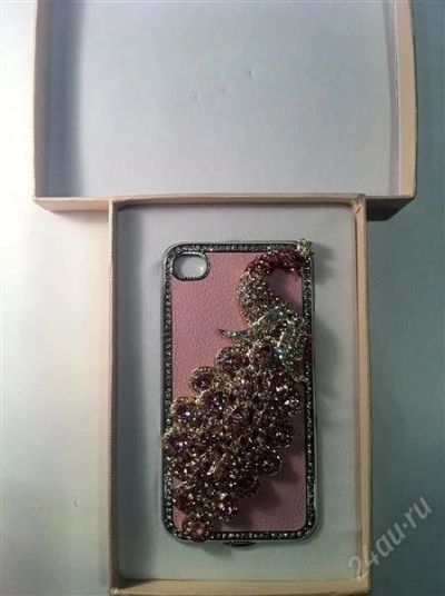 Лот: 1682491. Фото: 1. Чехол на IPhone 4/4s Серия Павлин. Чехлы, бамперы