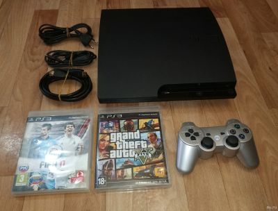 Лот: 12616269. Фото: 1. Sony Playstation 3 Slim PS3... Игровые приставки, консоли