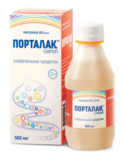 Лот: 23987838. Фото: 1. Порталак сироп 500мл. Лекарства