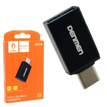 Лот: 18831513. Фото: 1. Переходник OTG USB - Type C Denmen... Дата-кабели, переходники