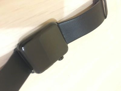 Лот: 17008134. Фото: 1. Apple Watch stainless steel Black... Смарт-часы, фитнес-браслеты, аксессуары