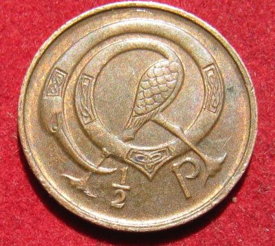 Лот: 19063583. Фото: 1. Ирландия 1/2 пенни, 1980 г. Остальные страны