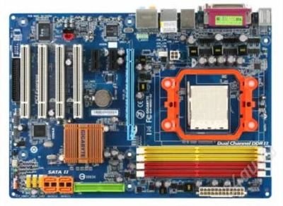 Лот: 2930571. Фото: 1. Gigabyte GA-M56S-S3. Материнские платы