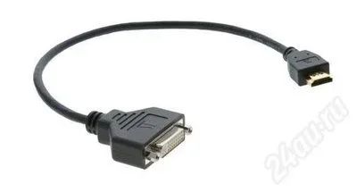 Лот: 175628. Фото: 1. Переходник HDMI - DVI. Кабель... Шлейфы, кабели, переходники