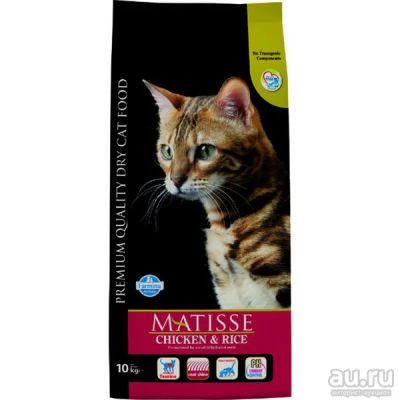 Лот: 18475051. Фото: 1. Матис для кошек 10кг - Курица... Корма