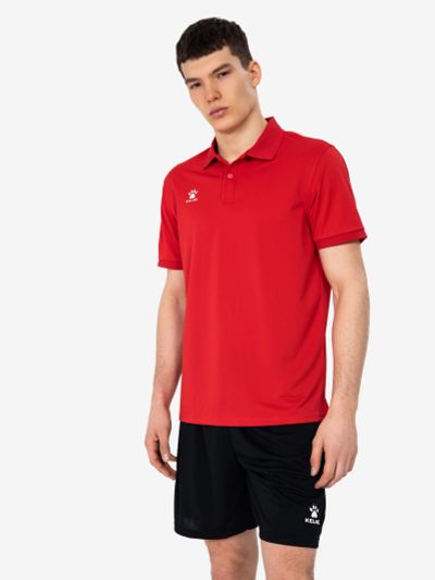 Лот: 25543648. Фото: 1. Поло мужское Kelme, Красный. Другое (спортивная одежда)