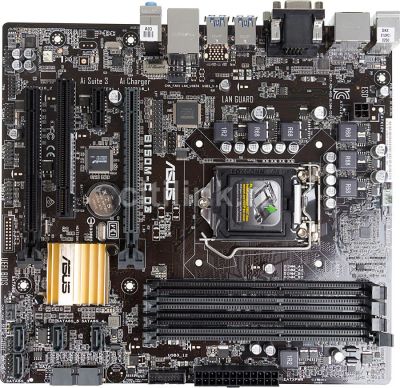 Лот: 10527413. Фото: 1. Продам ASUS B150M-C D3 LGA 1151... Комплекты запчастей