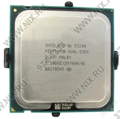 Лот: 1465855. Фото: 1. CPU Intel Pentium Dual-Core E5200... Процессоры