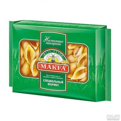 Лот: 13687115. Фото: 1. Мак изд Макфа Ракушки Королевские... Крупы, сыпучие продукты