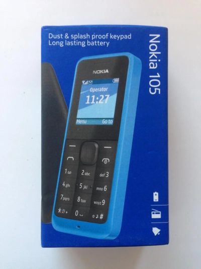 Лот: 6946126. Фото: 1. Телефон Nokia 105. Кнопочные мобильные телефоны
