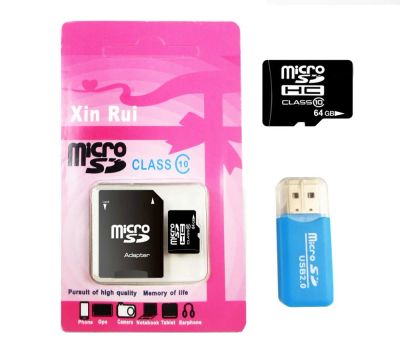 Лот: 5573849. Фото: 1. Память micro sd 64 гб + sd и flash... Карты памяти