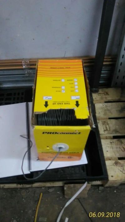 Лот: 11655128. Фото: 1. Витая пара UTP 4PR 24AWG CAT5e... Сетевые кабели