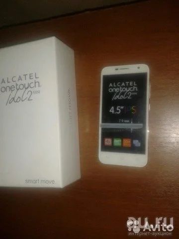 Лот: 9182340. Фото: 1. Alkatel onetouch mini 2, 4 ядра... Смартфоны
