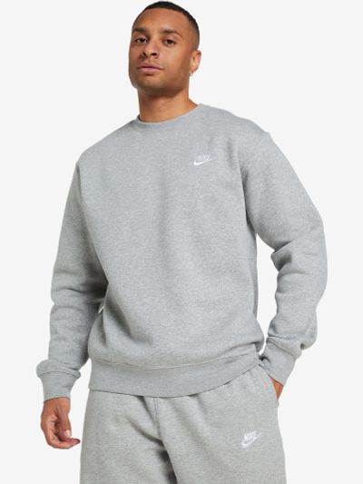 Лот: 22443541. Фото: 1. Свитшот мужской Nike, Серый. Другое (спортивная одежда)